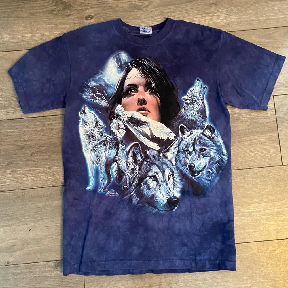 The mountain tie-dye T-shirt
